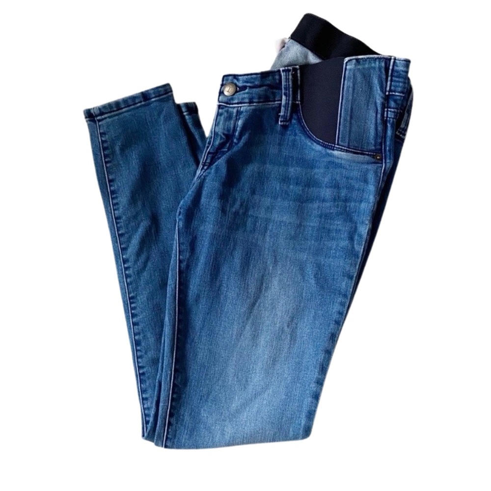 Isabel Maternity Inset Panel Blue Jean Jeggings Size 2